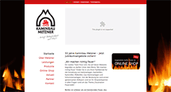 Desktop Screenshot of kaminbau-metzner.com